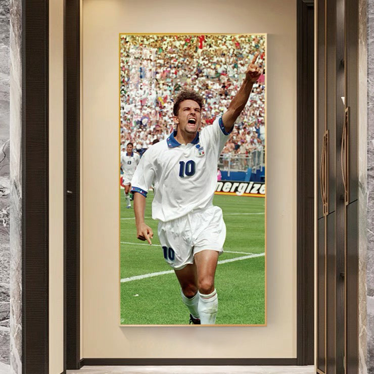 Roberto Baggio Italy 1994 World Cup - Vertical 1:2 WallArt