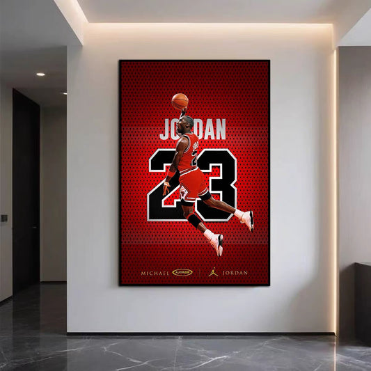 Michael Jordan Dunk - Vertical 2:3 WallArt