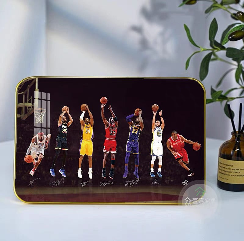 Basketball Desk Display Wall Art