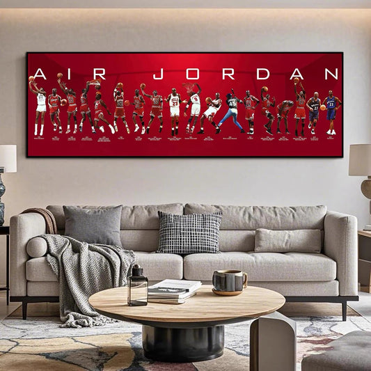 Michael Jordan Horizontal 3:1 WallArt