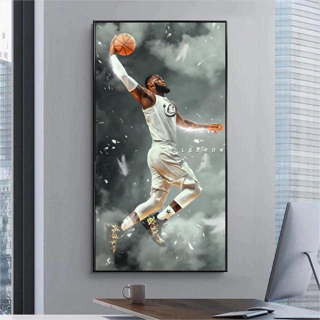 Lebron wall on sale