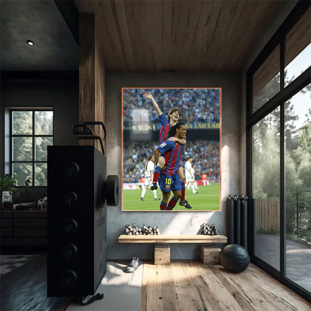 ART MURAL LIONEL MESSI