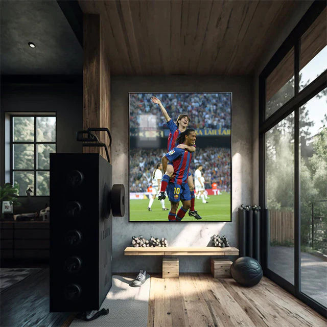 ART MURAL LIONEL MESSI