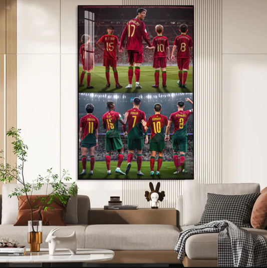 Cristiano Ronaldo Compilation - Vertical 2:3 WallArt