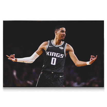 Tyrese Haliburton WALL ART - Crystal Porcelain Painting - Aluminum Frame