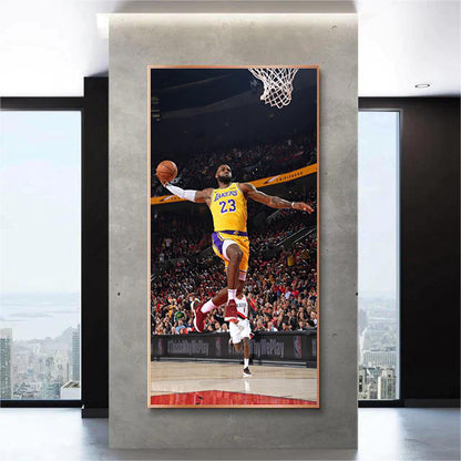 LeBron James Lakers - Vertical 1:2 WallArt