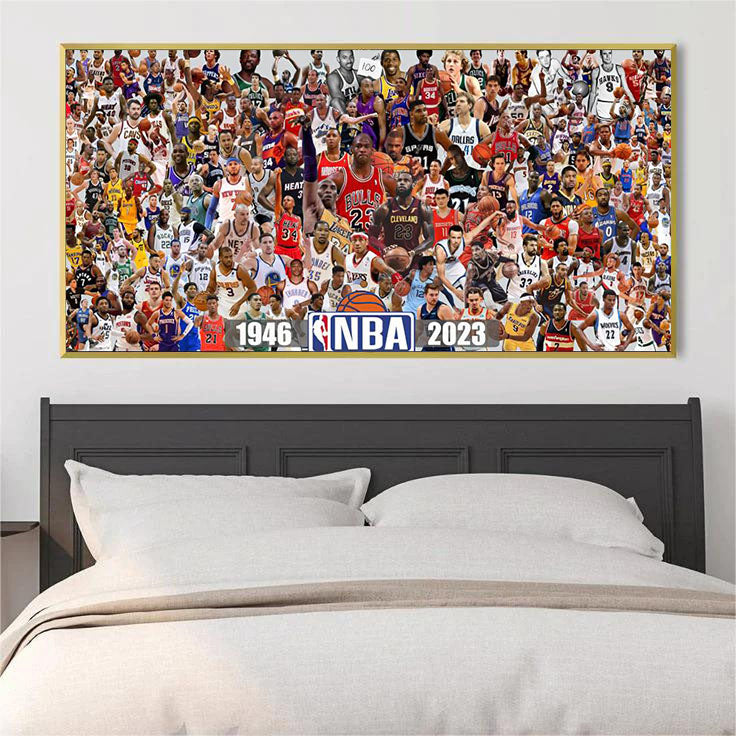 ART MURAL NBA ALL-STAR 1946-2023