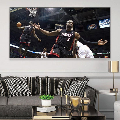 LeBron James Heat - Horizontal 2:1 WallArt