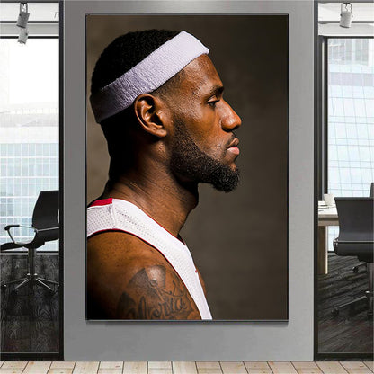 Arte de pared de LeBron James