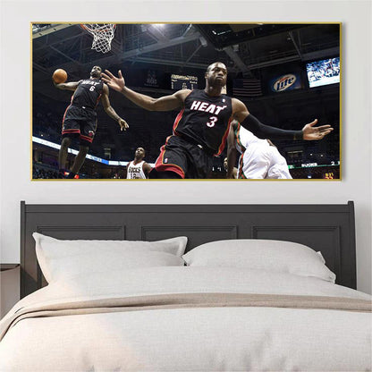 LeBron James Heat - Horizontal 2:1 WallArt