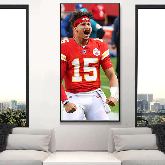 Patrick Mahomes - Vertical 1:2 WallArt