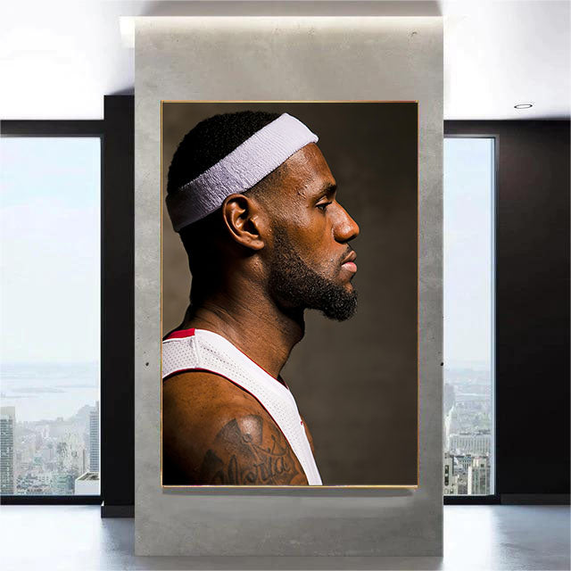 Arte de pared de LeBron James