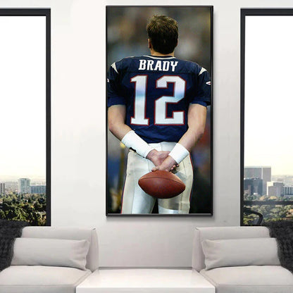 Tom Brady - Vertical 1:2 WallArt