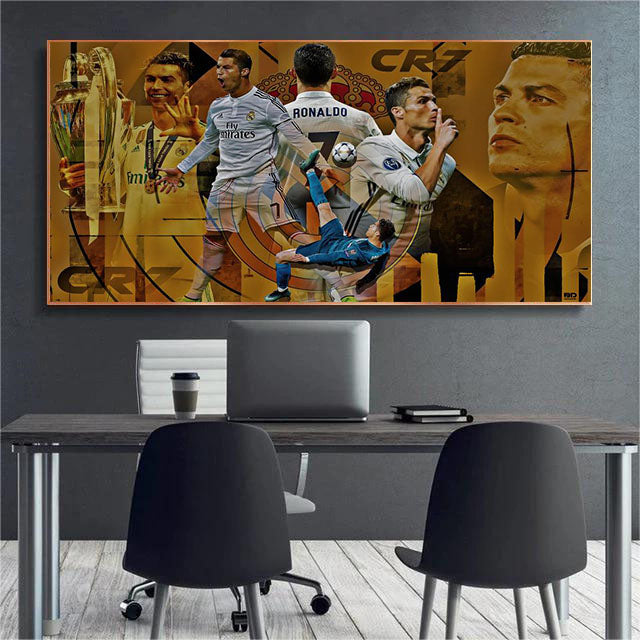 Cristiano Ronaldo Compilation - Horizontal 2:1 WallArt