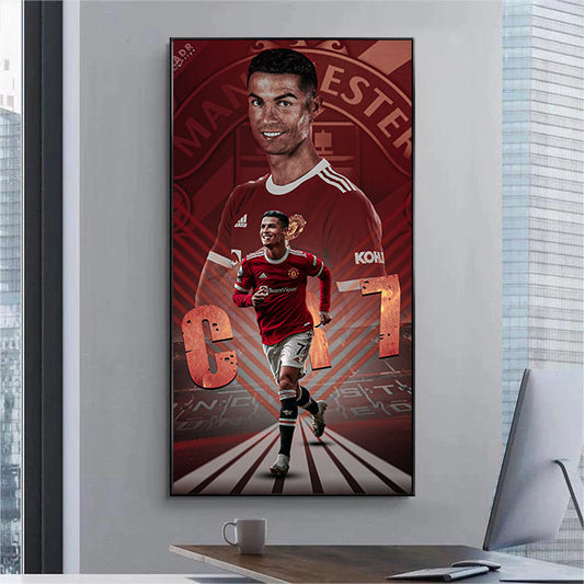 Cristiano Ronaldo Manchester United - Vertical 1:2 WallArt