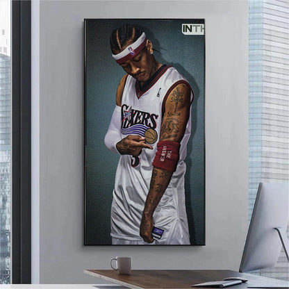 ALLEN IVERSON WALL ART