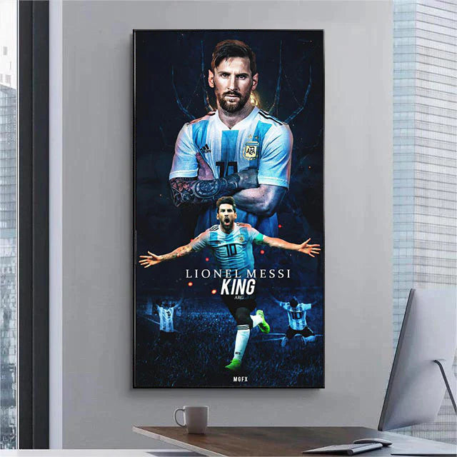 Lionel Messi - Vertical 1:2 WallArt