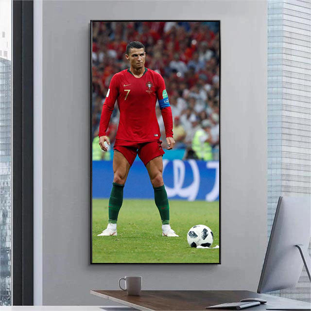 Cristiano Ronaldo Portuguese - Vertical 1:2 WallArt