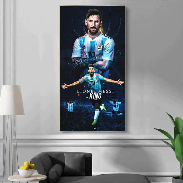 Lionel Messi - Vertical 1:2 WallArt