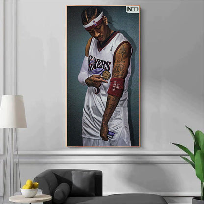 ALLEN IVERSON WALL ART