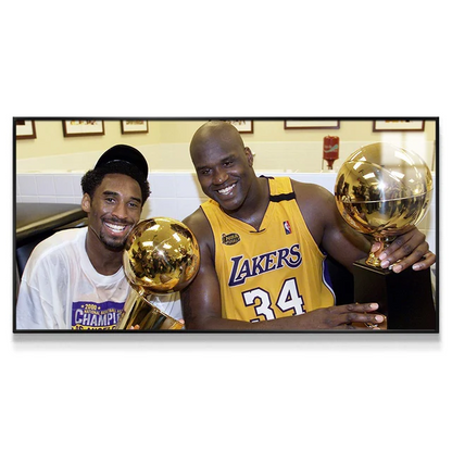 Arte de pared Kobe Bryant y Shaquille O'Neal