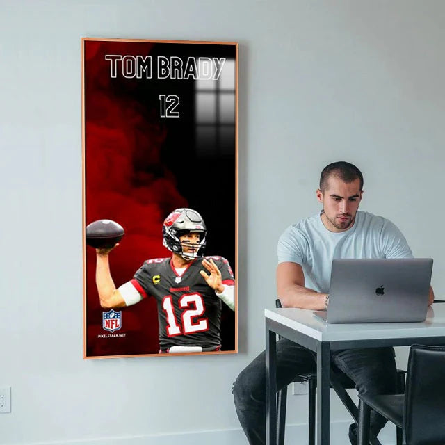 Tom Brady - Vertical 1:2 WallArt