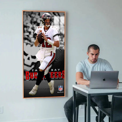 Tom Brady - Vertical 1:2 WallArt