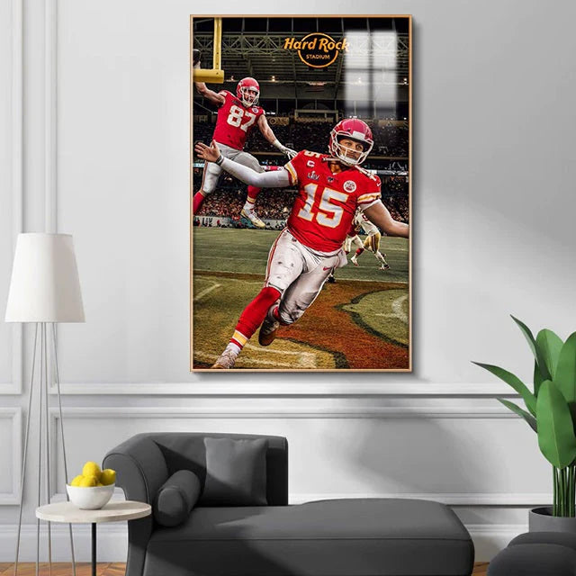 Patrick Mahomes II - Vertical 1:2 WallArt