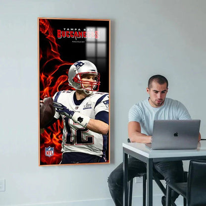 Tom Brady - Vertical 1:2 WallArt