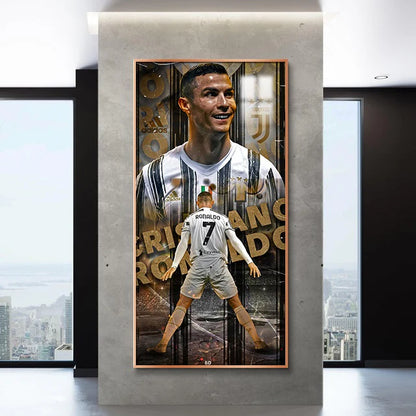Cristiano Ronaldo Juventus - Vertical 1:2 WallArt