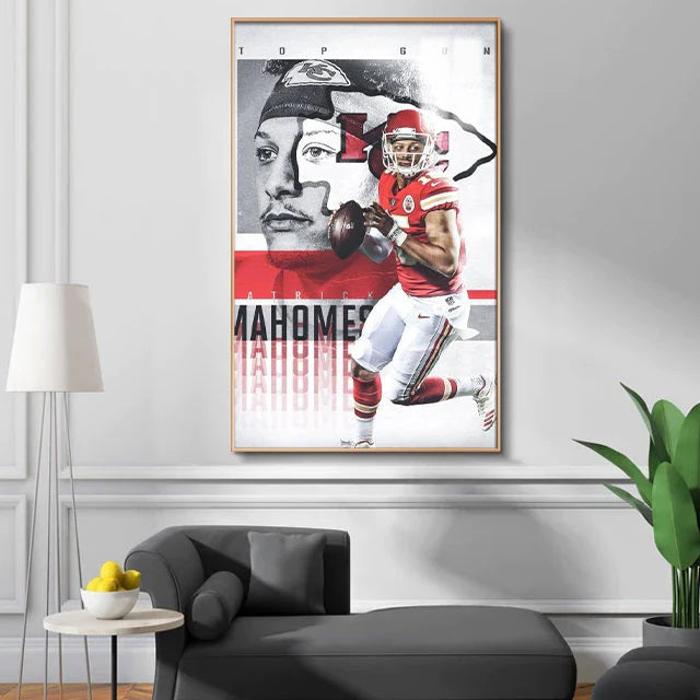 Patrick Mahomes II - Vertical 1:2 WallArt