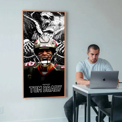 Tom Brady - Vertical 1:2 WallArt