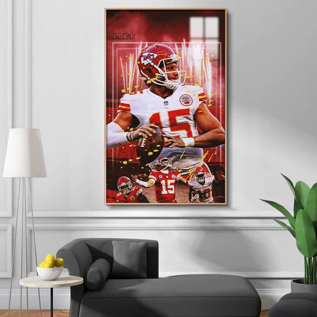 Patrick Mahomes II - Vertical 1:2 WallArt