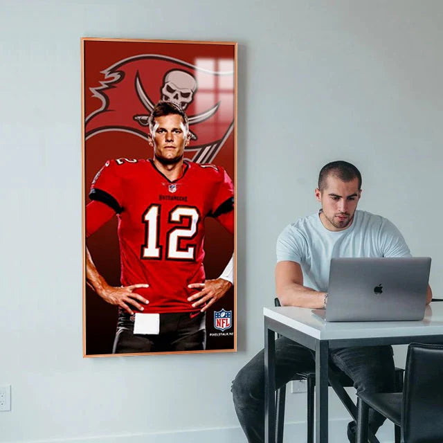 Tom Brady - Vertical 1:2 WallArt