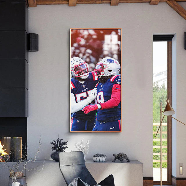 New England Patriots - Vertical 1:2 WallArt