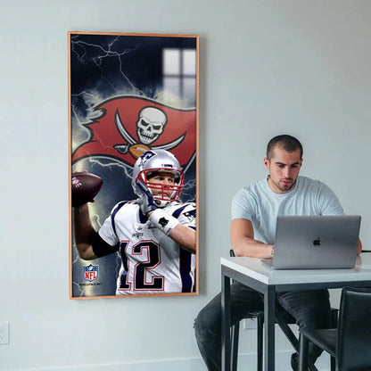 Tom Brady - Vertical 1:2 WallArt