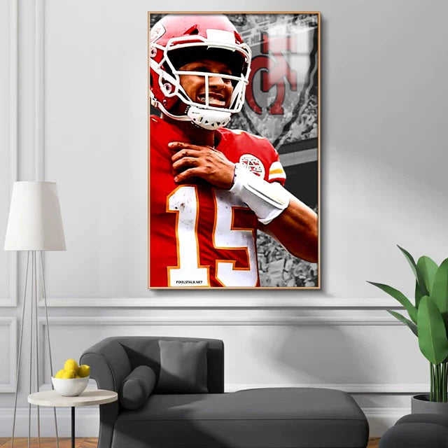 Patrick Mahomes II - Vertical 1:2 WallArt