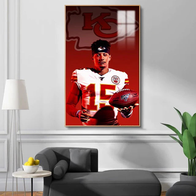 Patrick Mahomes II - Vertical 1:2 WallArt