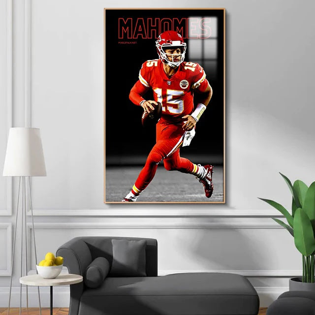 Patrick Mahomes II - Vertical 1:2 WallArt