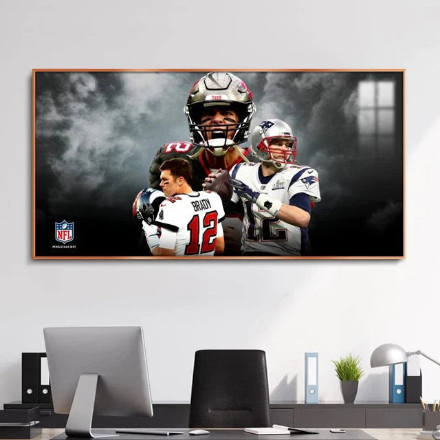 Tom Brady - Horizontal 2:1 WallArt