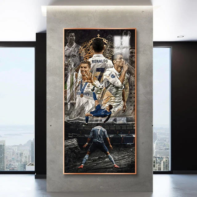 Cristiano Ronaldo Real Madrid - Vertical 1:2 WallArt