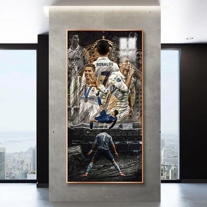 Cristiano Ronaldo Real Madrid - Vertical 1:2 WallArt