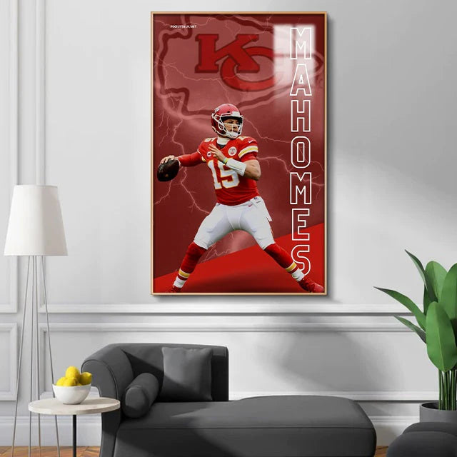 Patrick Mahomes II - Vertical 1:2 WallArt