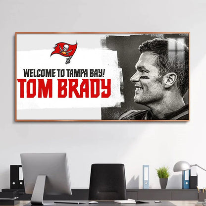 Tom Brady - Horizontal 2:1 WallArt