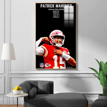 Patrick Mahomes II - Vertical 1:2 WallArt