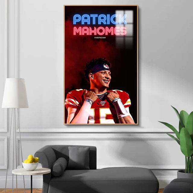 Patrick Mahomes II - Vertical 1:2 WallArt