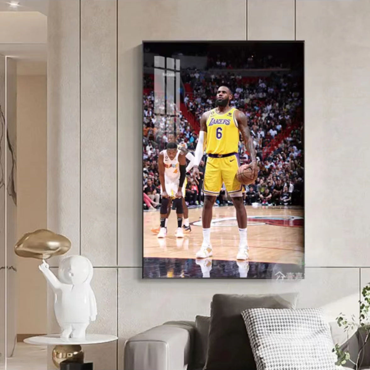 Arte de pared de LeBron James