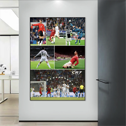 Cristiano Ronaldo Compilation - Vertical 1:2 WallArt