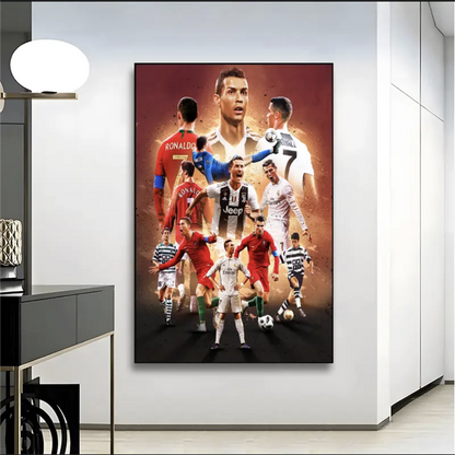 Cristiano Ronaldo Compilation - Vertical 1:2 WallArt