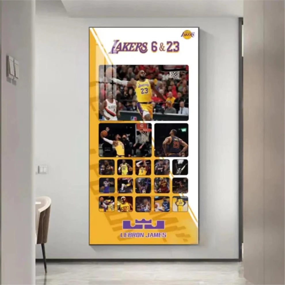 LeBron James Lakers - Vertical 1:2 WallArt